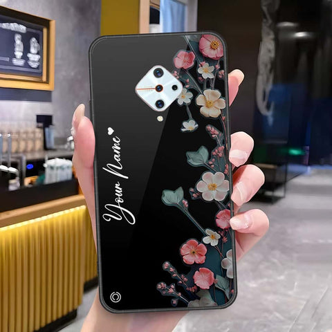 Vivo Y9s Cover - Onation Your Name Series - HQ Ultra Shine Premium Infinity Glass Soft Silicon Borders Case