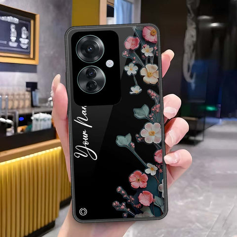 Oppo Reno 11F 5G Cover - Onation Your Name Series - HQ Ultra Shine Premium Infinity Glass Soft Silicon Borders Case