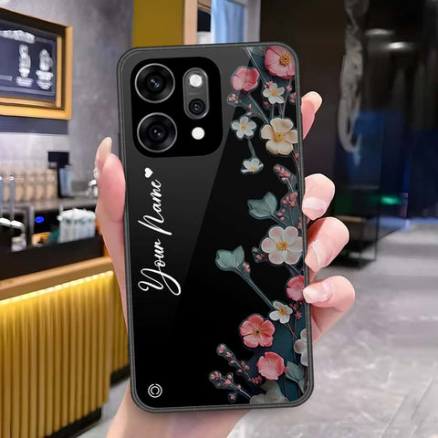 Oppo Reno 14 Cover - Onation Your Name Series - HQ Ultra Shine Premium Infinity Glass Soft Silicon Borders Case