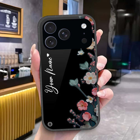 iPhone 17 Pro - Onation Your Name Series - HQ Ultra Shine Premium Infinity Glass Soft Silicon Borders Case