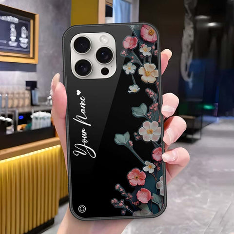 iPhone 16 Pro - Onation Your Name Series - HQ Ultra Shine Premium Infinity Glass Soft Silicon Borders Case