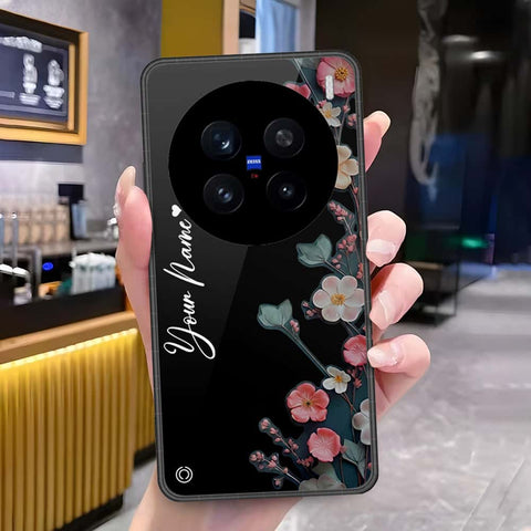 Vivo X200 Pro Cover - Onation Your Name Series - HQ Ultra Shine Premium Infinity Glass Soft Silicon Borders Case