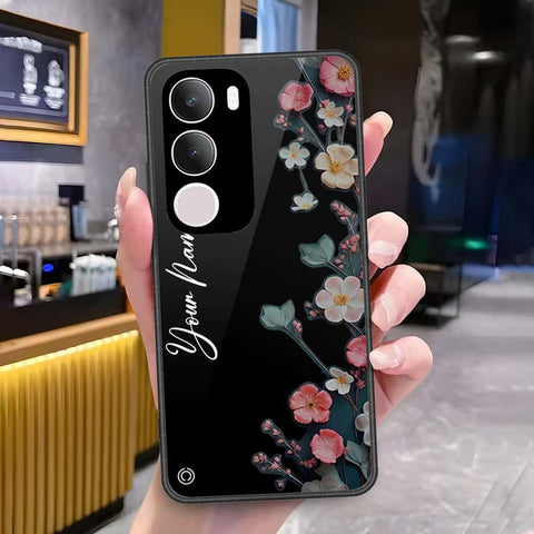 Vivo Y29 5G Cover - Onation Your Name Series - HQ Ultra Shine Premium Infinity Glass Soft Silicon Borders Case