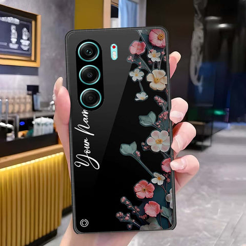 Tecno Camon 40 Pro Cover - Onation Your Name Series3 - HQ Ultra Shine Premium Infinity Glass Soft Silicon Borders Case