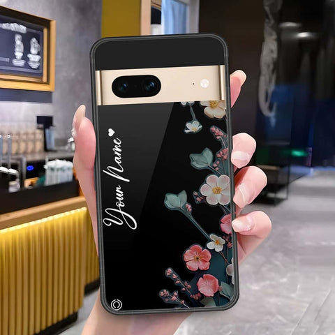 Google Pixel 7 Cover - Onation Your Name Series3 - HQ Ultra Shine Premium Infinity Glass Soft Silicon Borders Case