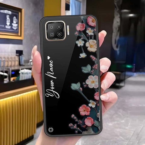 Oppo F17 Pro Cover - Onation Your Name Series - HQ Ultra Shine Premium Infinity Glass Soft Silicon Borders Case