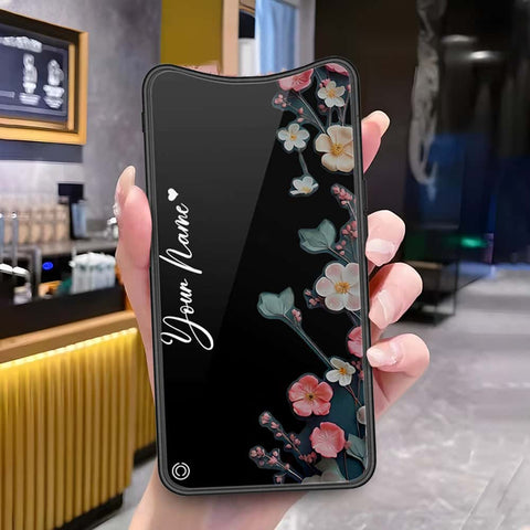 Oppo Find X Cover - Onation Your Name Series - HQ Ultra Shine Premium Infinity Glass Soft Silicon Borders Case