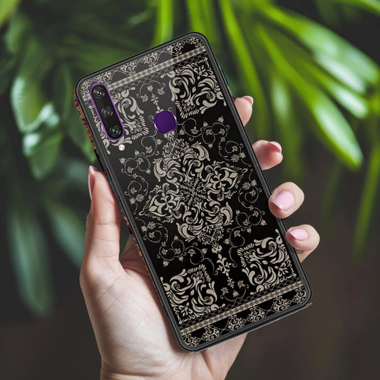Honor 7A Cover - ONation Persian Rugs Series 2 - HQ Ultra Shine Premium Infinity Glass Soft Silicon Borders Case