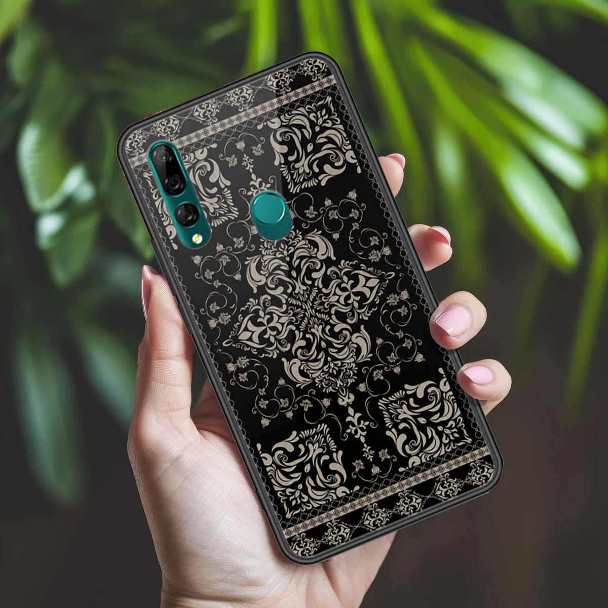 Huawei Y9 Prime 2019 Cover - ONation Persian Rugs Series 2 - HQ Ultra Shine Premium Infinity Glass Soft Silicon Borders Case