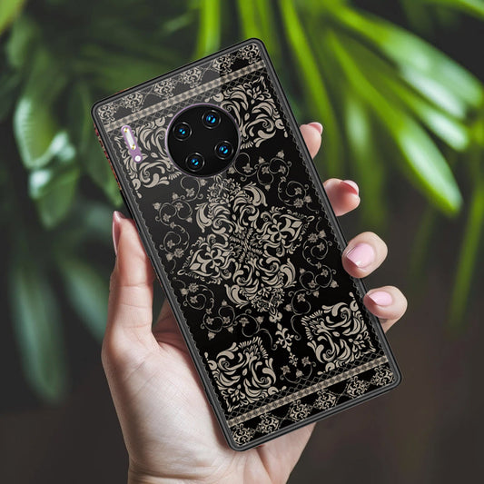 Huawei Mate 30 Pro Cover - ONation Persian Rugs Series 2 - HQ Ultra Shine Premium Infinity Glass Soft Silicon Borders Case