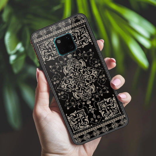 Huawei Mate 20 Pro Cover - ONation Persian Rugs Series 2 - HQ Ultra Shine Premium Infinity Glass Soft Silicon Borders Case