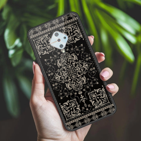 Vivo Y51 (2020 September) Cover - ONation Persian Rugs Series 2 - HQ Ultra Shine Premium Infinity Glass Soft Silicon Borders Case