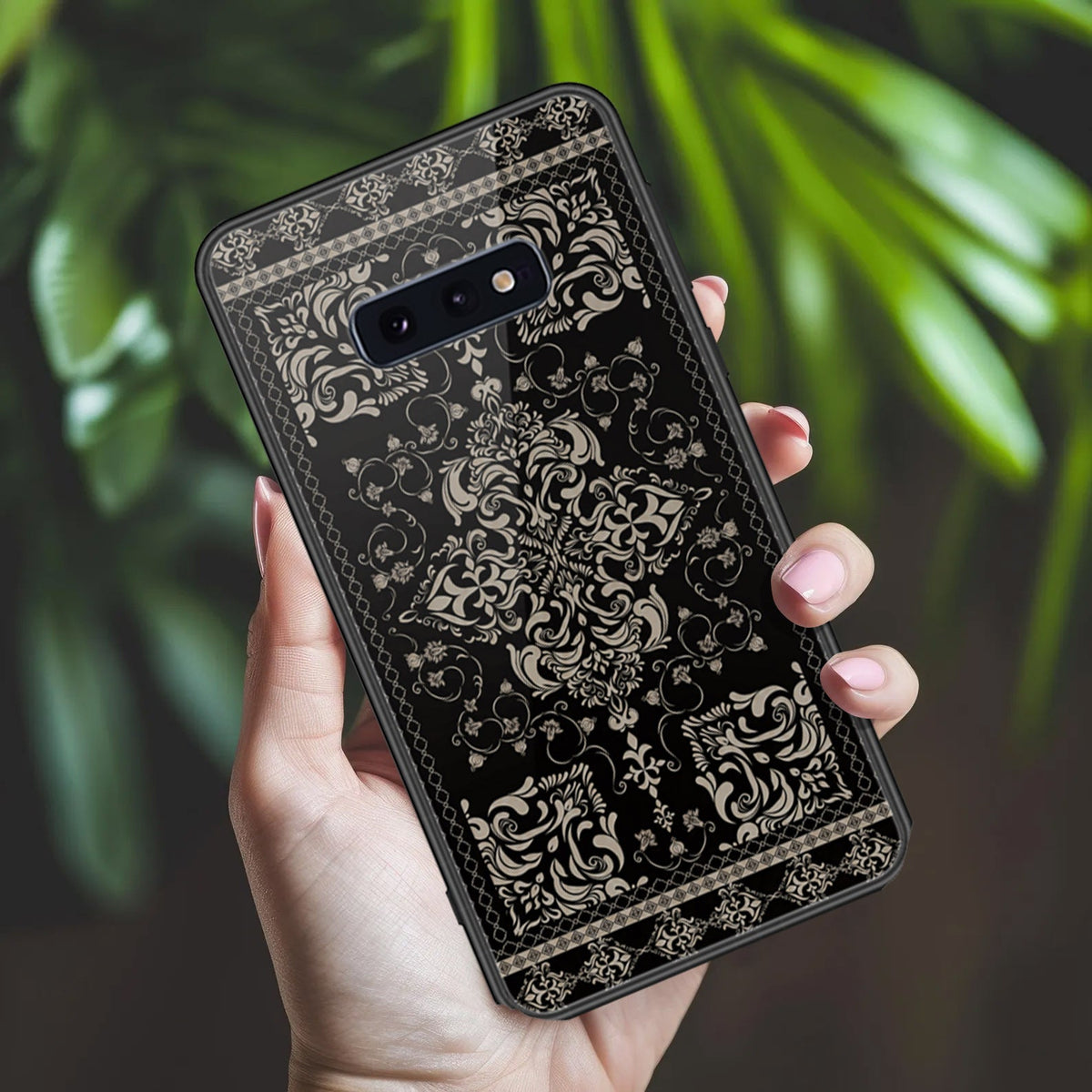 Samsung Galaxy S10e Cover - ONation Persian Rugs Series 2 - HQ Ultra Shine Premium Infinity Glass Soft Silicon Borders Case