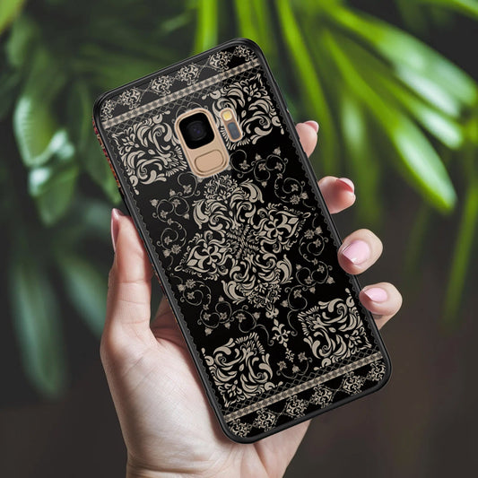 Samsung Galaxy S9 Cover - ONation Persian Rugs Series 2 - HQ Ultra Shine Premium Infinity Glass Soft Silicon Borders Case