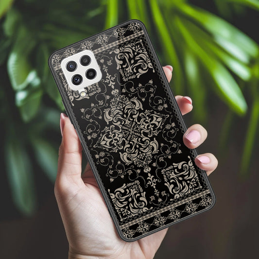 Samsung Galaxy A22 Cover - ONation Persian Rugs Series 2 - HQ Ultra Shine Premium Infinity Glass Soft Silicon Borders Case