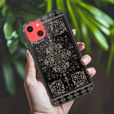 iPhone 13 Mini Cover - ONation Persian Rugs Series 2 - HQ Ultra Shine Premium Infinity Glass Soft Silicon Borders Case