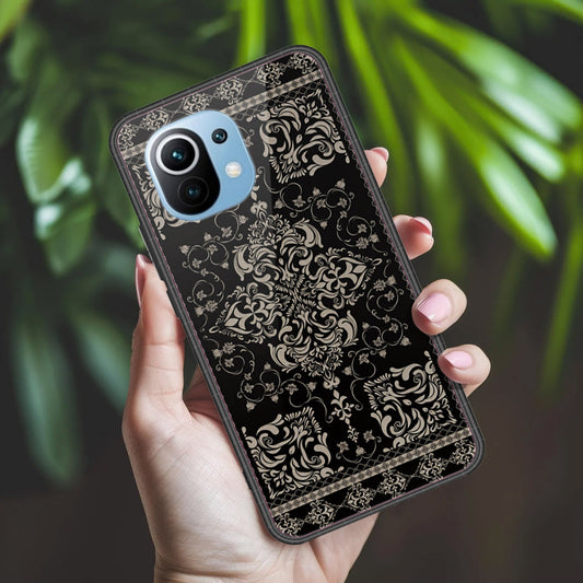 Xiaomi Mi 11 Cover - ONation Persian Rugs Series 2 - HQ Ultra Shine Premium Infinity Glass Soft Silicon Borders Case