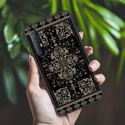 Oppo Reno 3 Pro Cover - ONation Persian Rugs Series 2 - HQ Ultra Shine Premium Infinity Glass Soft Silicon Borders Case