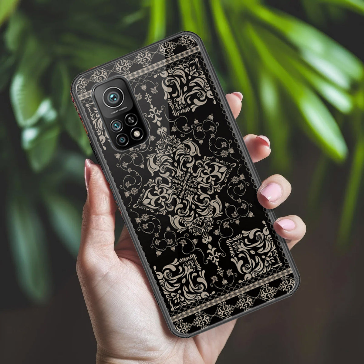 Xiaomi Redmi K30S Cover - ONation Persian Rugs Series 2 - HQ Ultra Shine Premium Infinity Glass Soft Silicon Borders Case