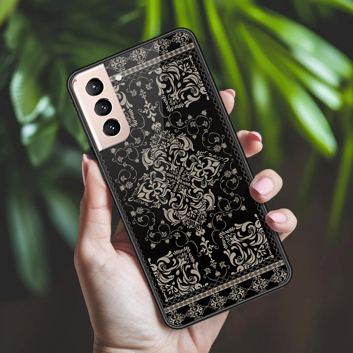 Samsung Galaxy S21 FE 5G Cover - ONation Persian Rugs Series 2 - HQ Ultra Shine Premium Infinity Glass Soft Silicon Borders Case