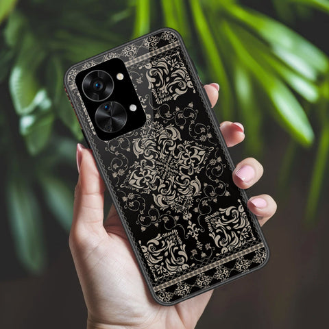 OnePlus Nord 2T Cover - ONation Persian Rugs Series 2 - HQ Ultra Shine Premium Infinity Glass Soft Silicon Borders Case