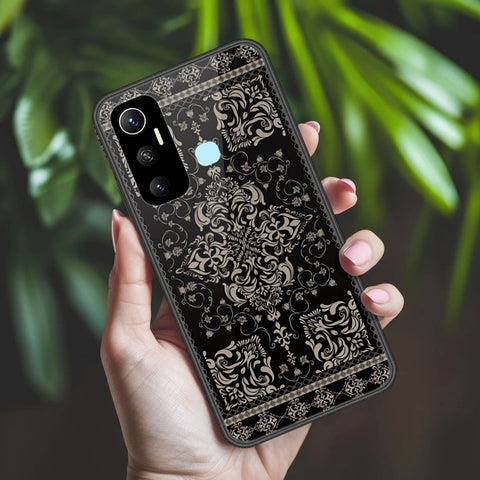 Infinix Hot 11 Cover - ONation Persian Rugs Series 2 - HQ Ultra Shine Premium Infinity Glass Soft Silicon Borders Case