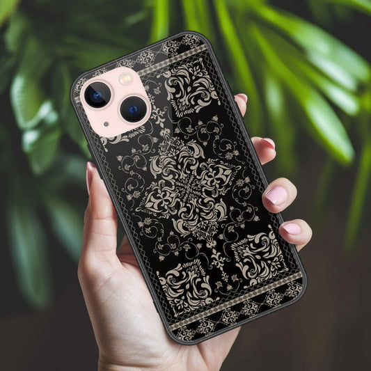 iPhone 14 Plus Cover - ONation Persian Rugs Series 2 - HQ Ultra Shine Premium Infinity Glass Soft Silicon Borders Case