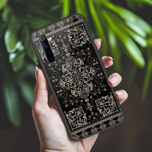 Realme 6 Cover - ONation Persian Rugs Series 2 - HQ Ultra Shine Premium Infinity Glass Soft Silicon Borders Case