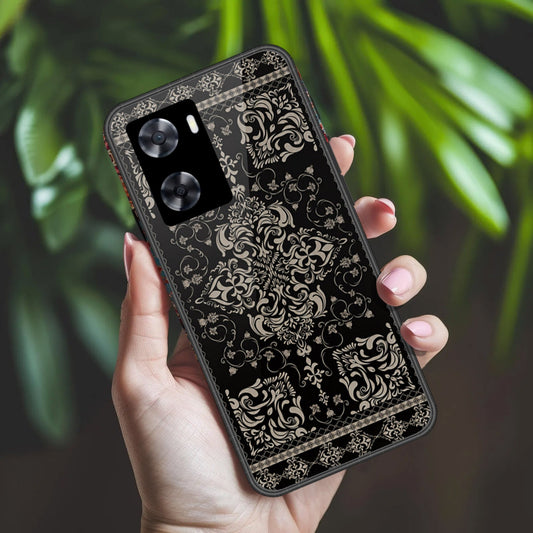 Oppo A57s Cover - ONation Persian Rugs Series 2 - HQ Ultra Shine Premium Infinity Glass Soft Silicon Borders Case