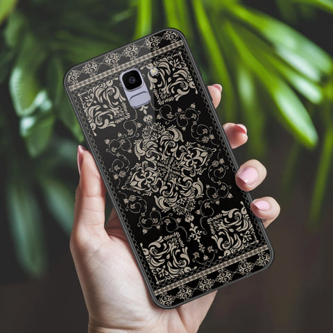 Samsung Galaxy J6 Cover - ONation Persian Rugs Series 2 - HQ Ultra Shine Premium Infinity Glass Soft Silicon Borders Case