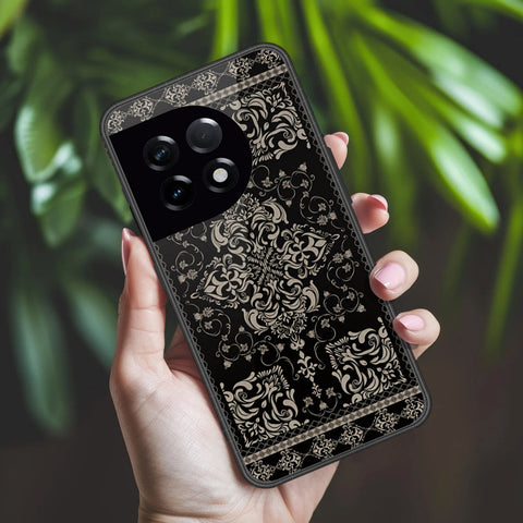 OnePlus Ace 2 Cover - ONation Persian Rugs Series 2 - HQ Ultra Shine Premium Infinity Glass Soft Silicon Borders Case
