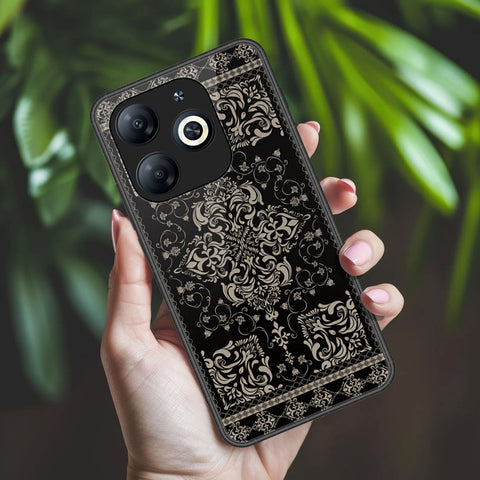Infinix Smart 8 Pro Cover - ONation Persian Rugs Series 2 - HQ Ultra Shine Premium Infinity Glass Soft Silicon Borders Case