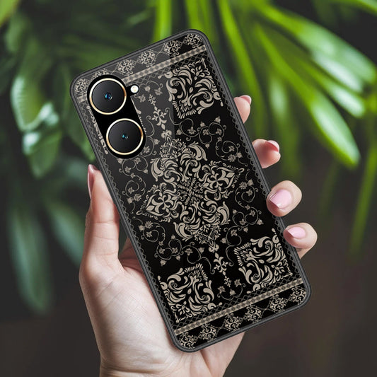 Vivo Y03 Cover - ONation Persian Rugs Series 2 - HQ Ultra Shine Premium Infinity Glass Soft Silicon Borders Case