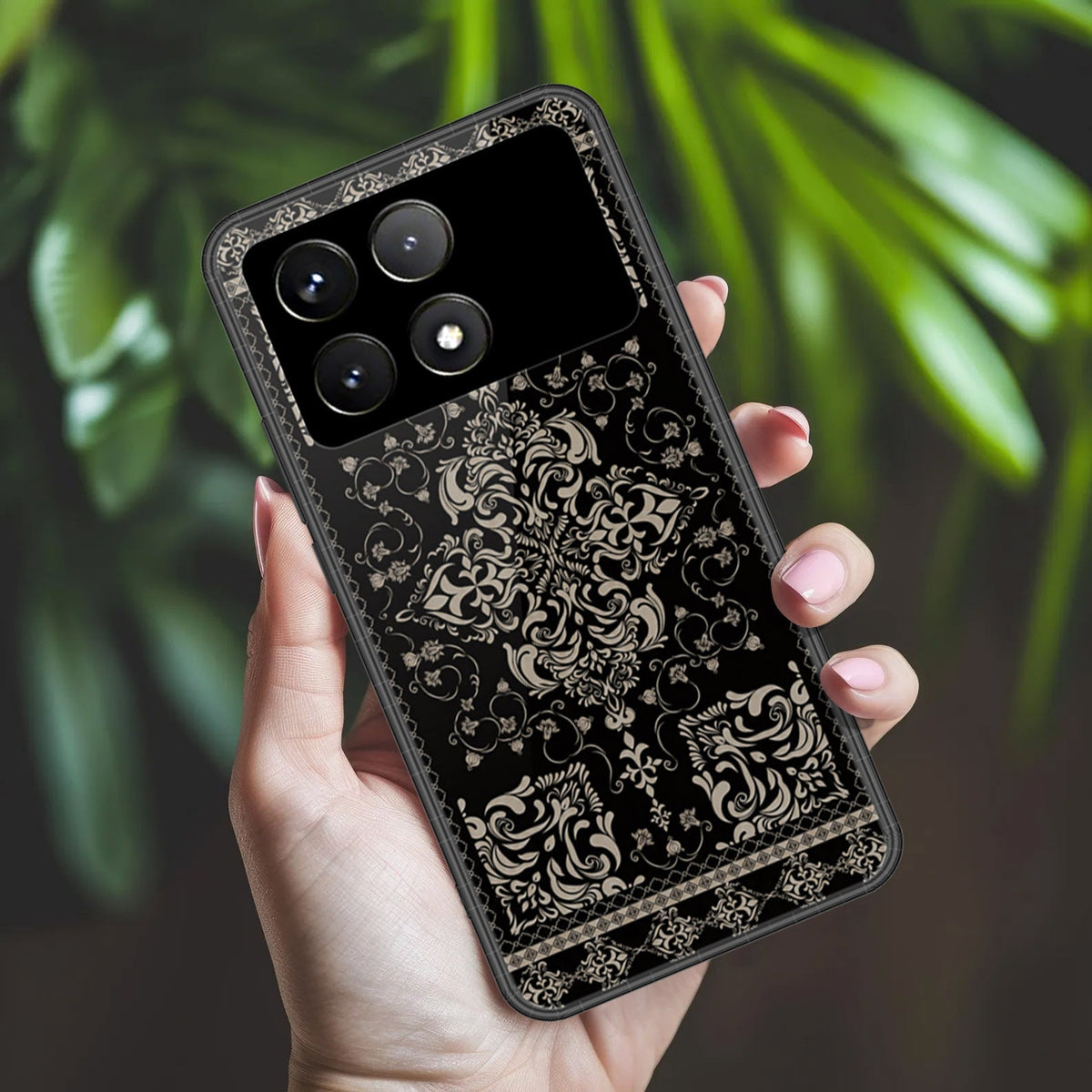 Xiaomi Poco F6 Pro Cover - ONation Persian Rugs Series 2 - HQ Ultra Shine Premium Infinity Glass Soft Silicon Borders Case