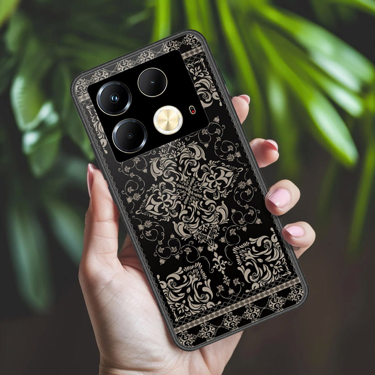 Infinix Note 40 Cover - ONation Persian Rugs Series 2 - HQ Ultra Shine Premium Infinity Glass Soft Silicon Borders Case