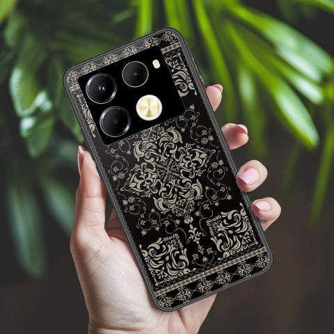 Infinix Note 40 Pro Cover - ONation Persian Rugs Series 2 - HQ Ultra Shine Premium Infinity Glass Soft Silicon Borders Case (Fast Delievery)