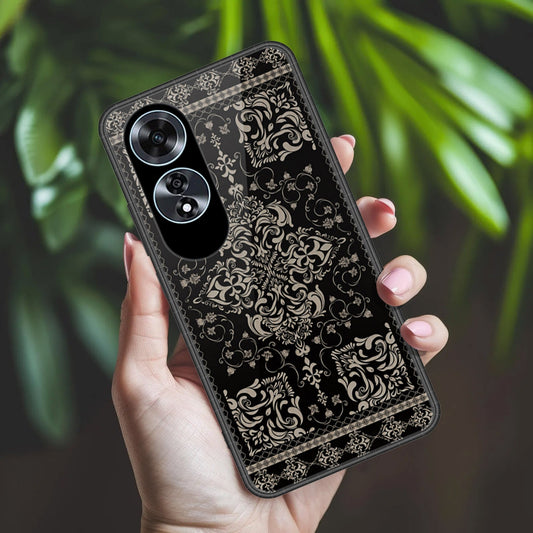 Oppo A60 Cover - ONation Persian Rugs Series 2 - HQ Ultra Shine Premium Infinity Glass Soft Silicon Borders Case