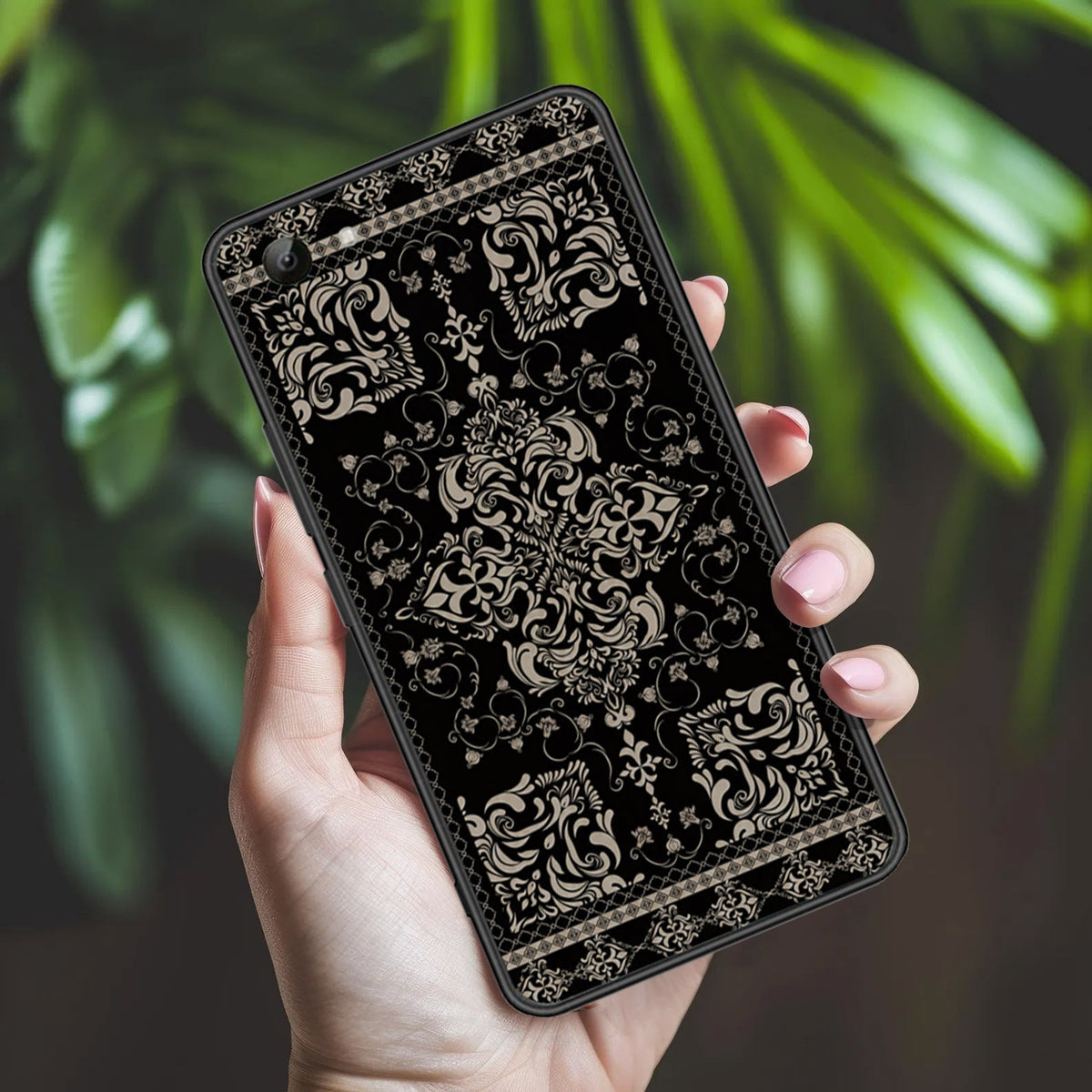 Vivo Y81s Cover - ONation Persian Rugs Series 2 - HQ Ultra Shine Premium Infinity Glass Soft Silicon Borders Case