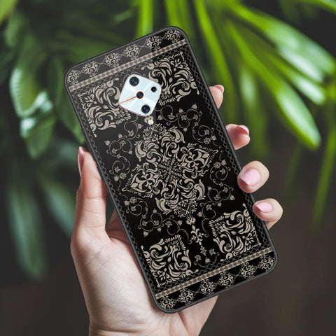 Vivo Y9s Cover - ONation Persian Rugs Series 2 - HQ Ultra Shine Premium Infinity Glass Soft Silicon Borders Case