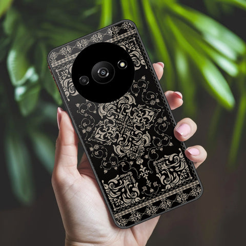 Xiaomi Redmi A3x Cover - ONation Persian Rugs Series 2 - HQ Ultra Shine Premium Infinity Glass Soft Silicon Borders Case
