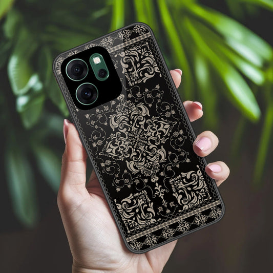 Oppo Reno 14F Cover - ONation Persian Rugs Series 2 - HQ Ultra Shine Premium Infinity Glass Soft Silicon Borders Case