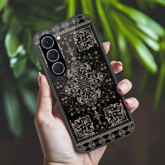 Tecno Spark 40 Pro Cover - ONation Persian Rugs Series 2 - HQ Ultra Shine Premium Infinity Glass Soft Silicon Borders Case