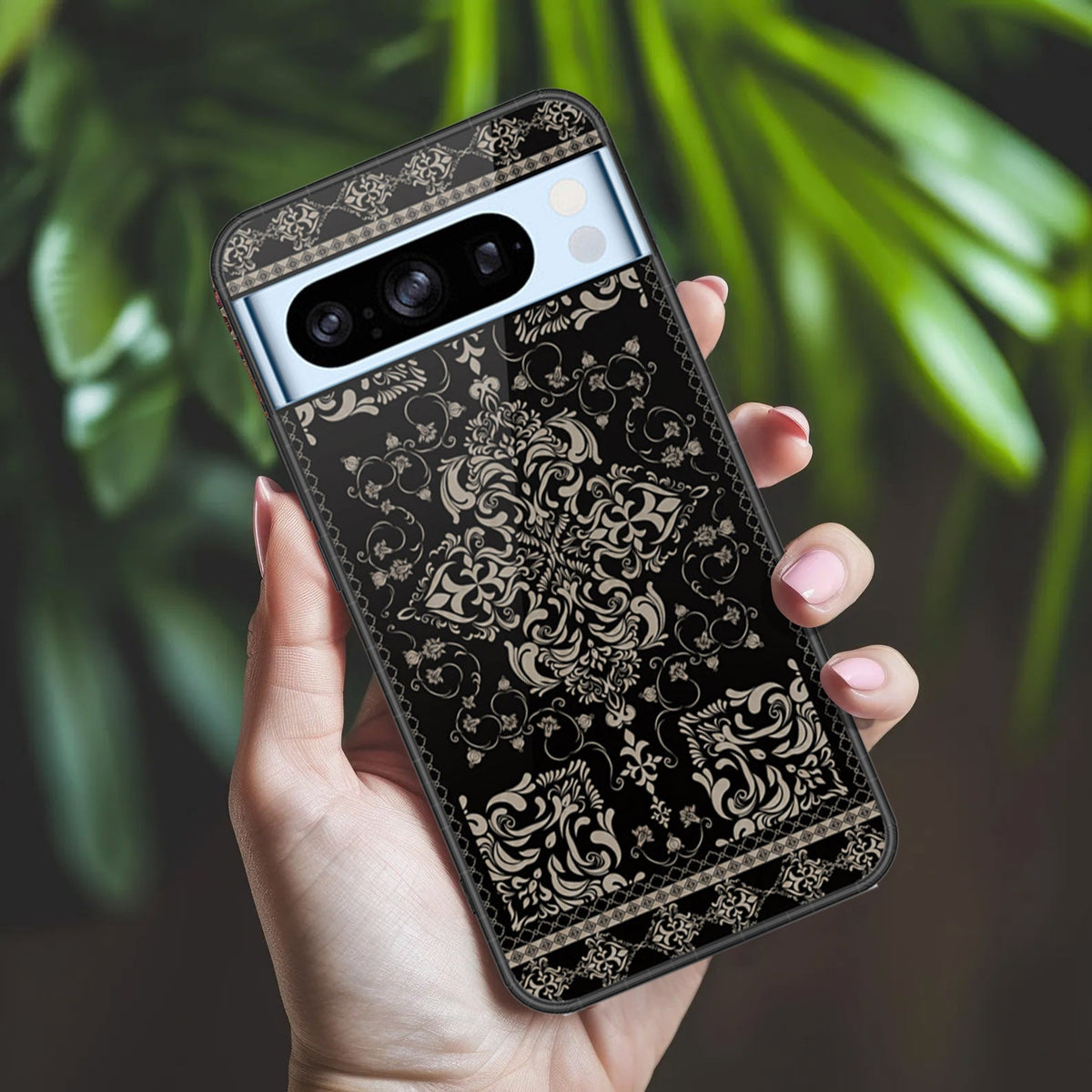 Google Pixel 8 Pro Cover - ONation Persian Rugs Series 2 - HQ Ultra Shine Premium Infinity Glass Soft Silicon Borders Case