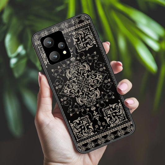 Oppo K10x Cover - ONation Persian Rugs Series 2 - HQ Ultra Shine Premium Infinity Glass Soft Silicon Borders Case