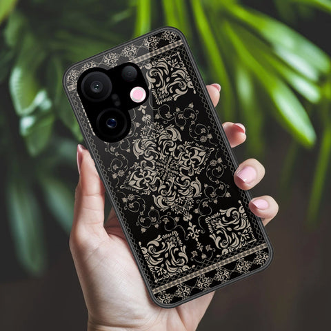 Vivo X200 FE Cover - ONation Persian Rugs Series 2 - HQ Ultra Shine Premium Infinity Glass Soft Silicon Borders Case (Fast Delivery)(AH)