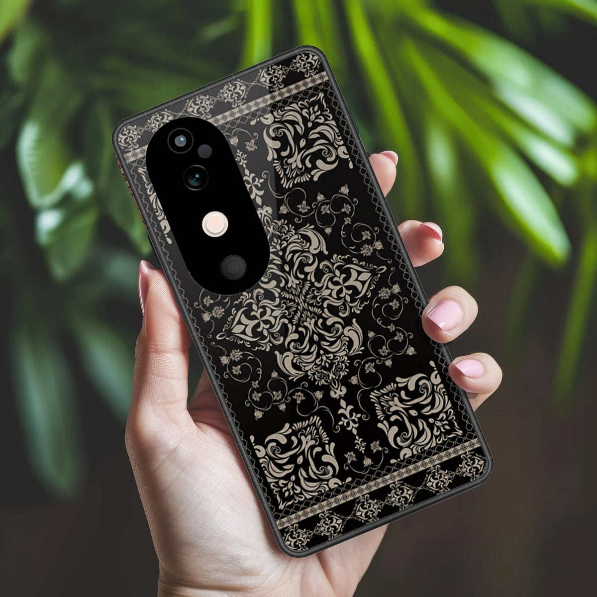 Vivo S19 Pro Cover - ONation Persian Rugs Series 2 - HQ Ultra Shine Premium Infinity Glass Soft Silicon Borders Case