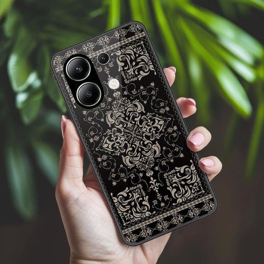 Xiaomi Redmi Note 13 Cover - ONation Persian Rugs Series 2 - HQ Ultra Shine Premium Infinity Glass Soft Silicon Borders Case