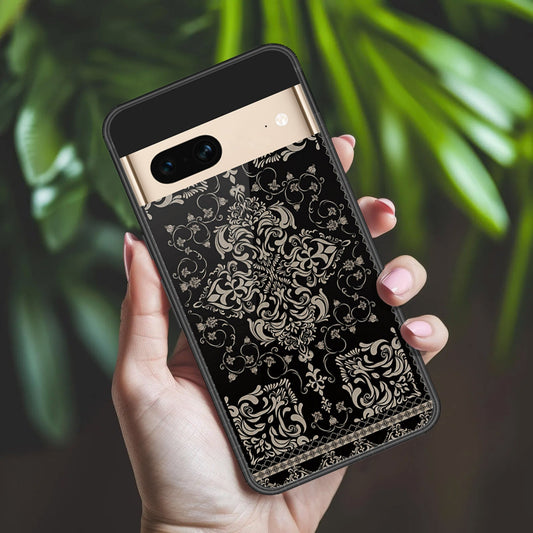 Google Pixel 7 Cover - ONation Persian Rugs Series 2 - HQ Ultra Shine Premium Infinity Glass Soft Silicon Borders Case