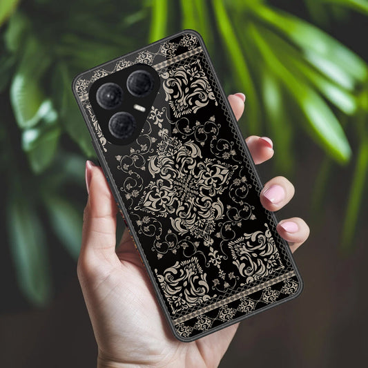 Tecno Pova 7 4G Cover - ONation Persian Rugs Series 2 - HQ Ultra Shine Premium Infinity Glass Soft Silicon Borders Case
