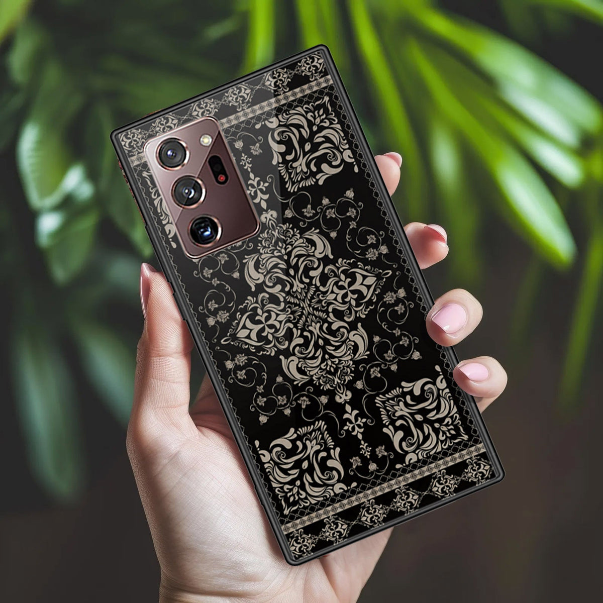 Samsung Galaxy Note 20 Ultra Cover - ONation Persian Rugs Series 2 - HQ Ultra Shine Premium Infinity Glass Soft Silicon Borders Case